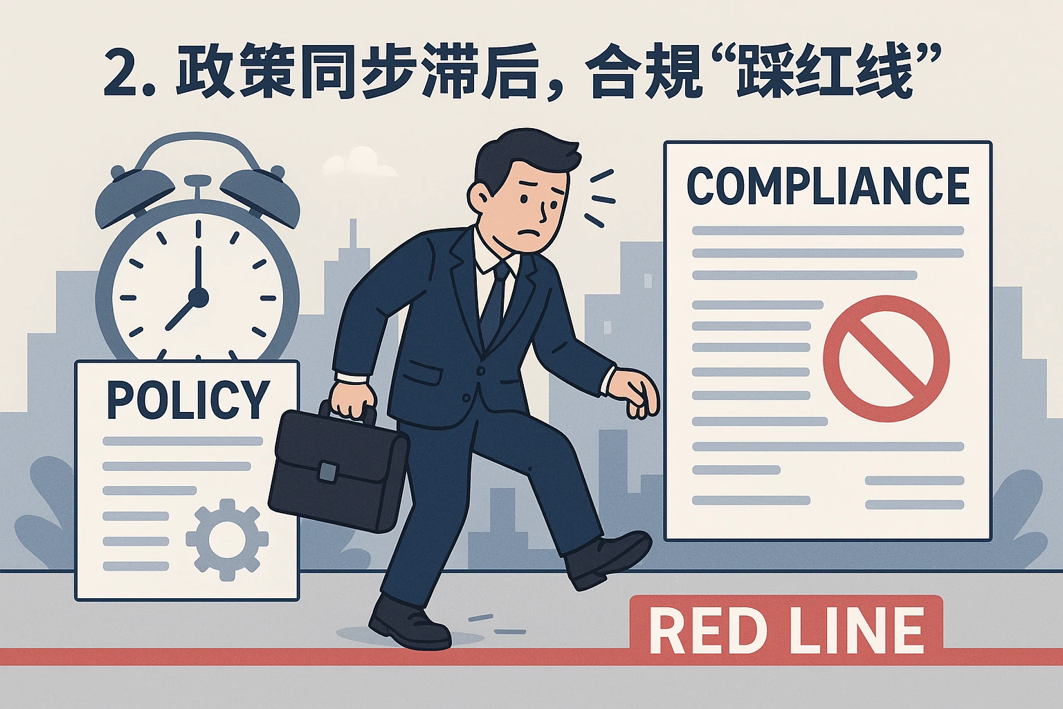 2. 政策同步滞后，合规“踩红线”