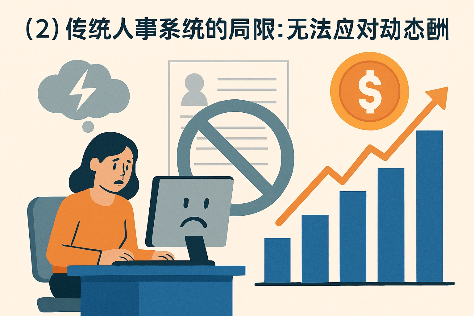 （2）传统人事系统的局限：无法应对动态薪酬需求