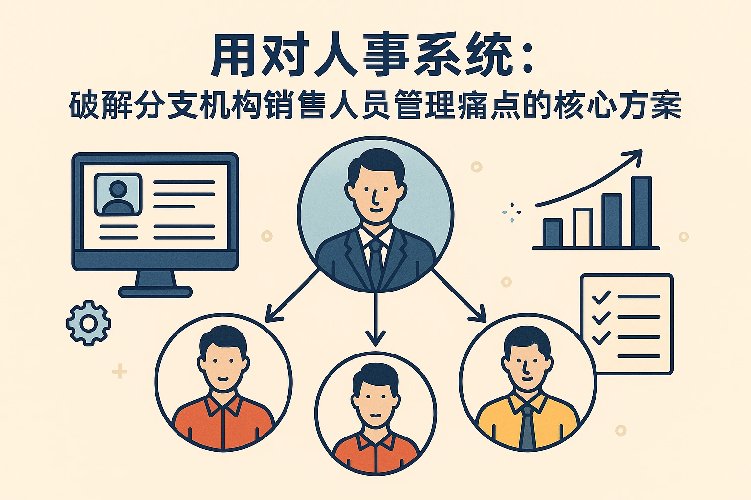 用对人事系统：破解分支机构销售人员管理痛点的核心方案