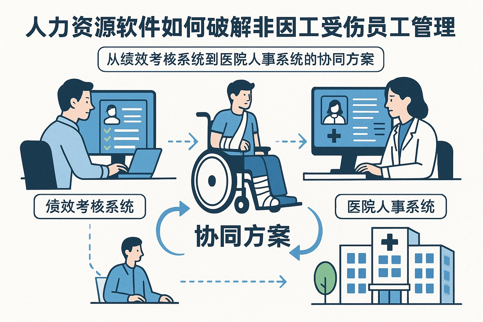 人力资源软件如何破解非因工受伤员工管理难题——从绩效考核系统到医院人事系统的协同方案