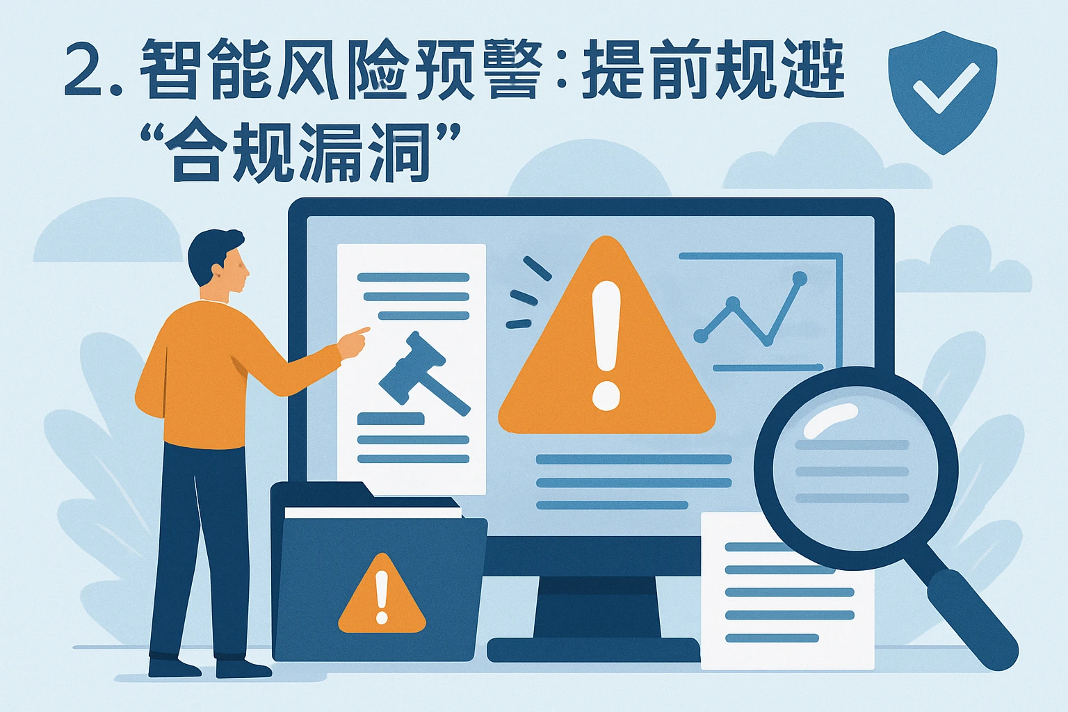2. 智能风险预警:提前规避“合规漏洞”