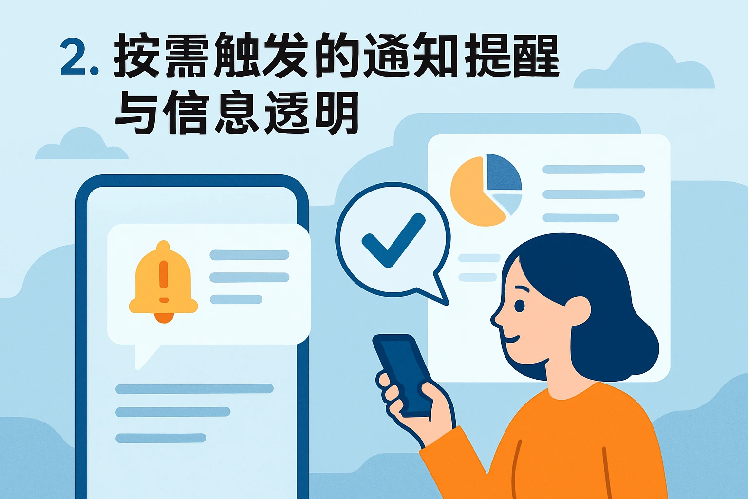 2. 按需触发的通知提醒与信息透明