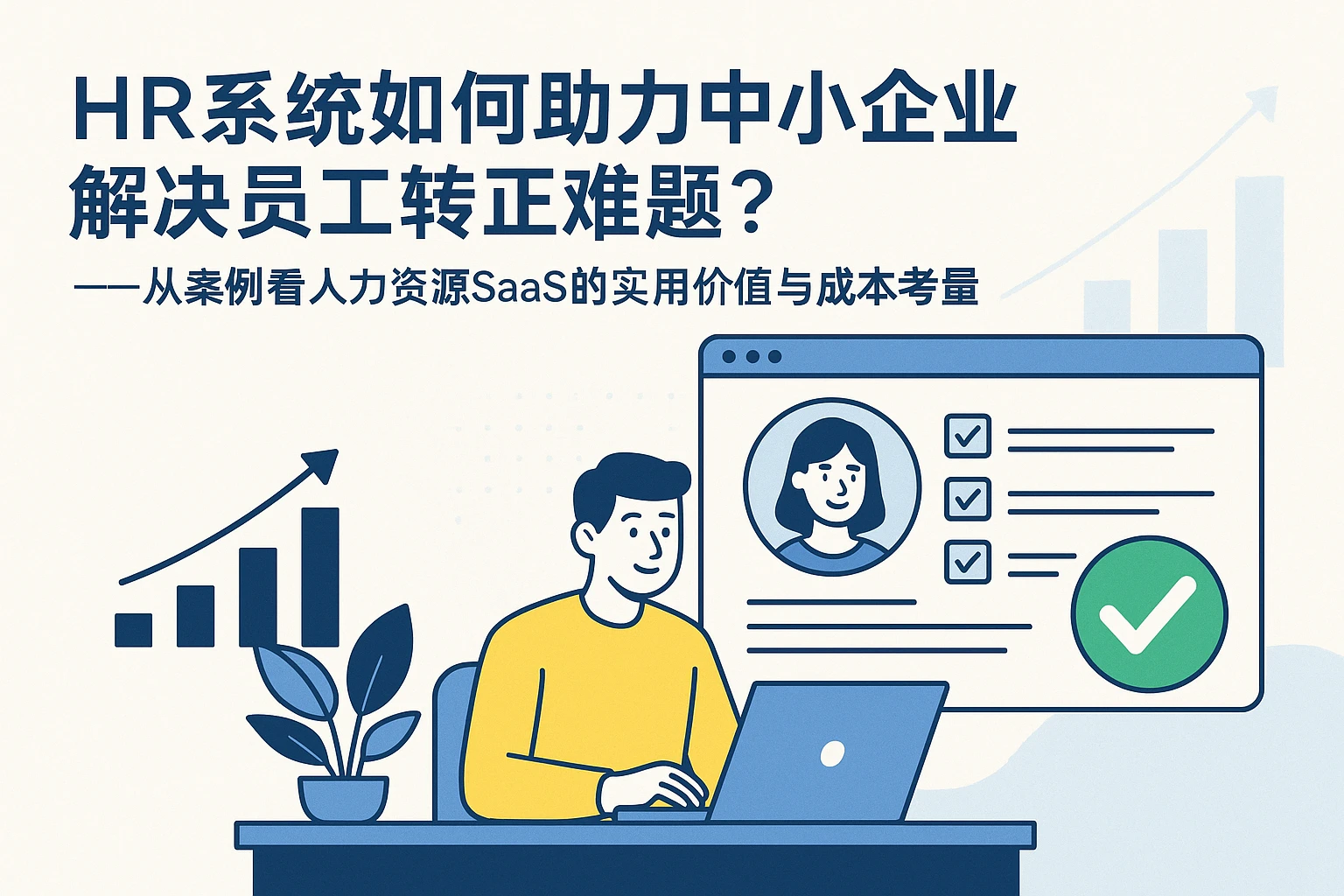 HR系统如何助力中小企业解决员工转正难题？——从案例看人力资源SaaS的实用价值与成本考量