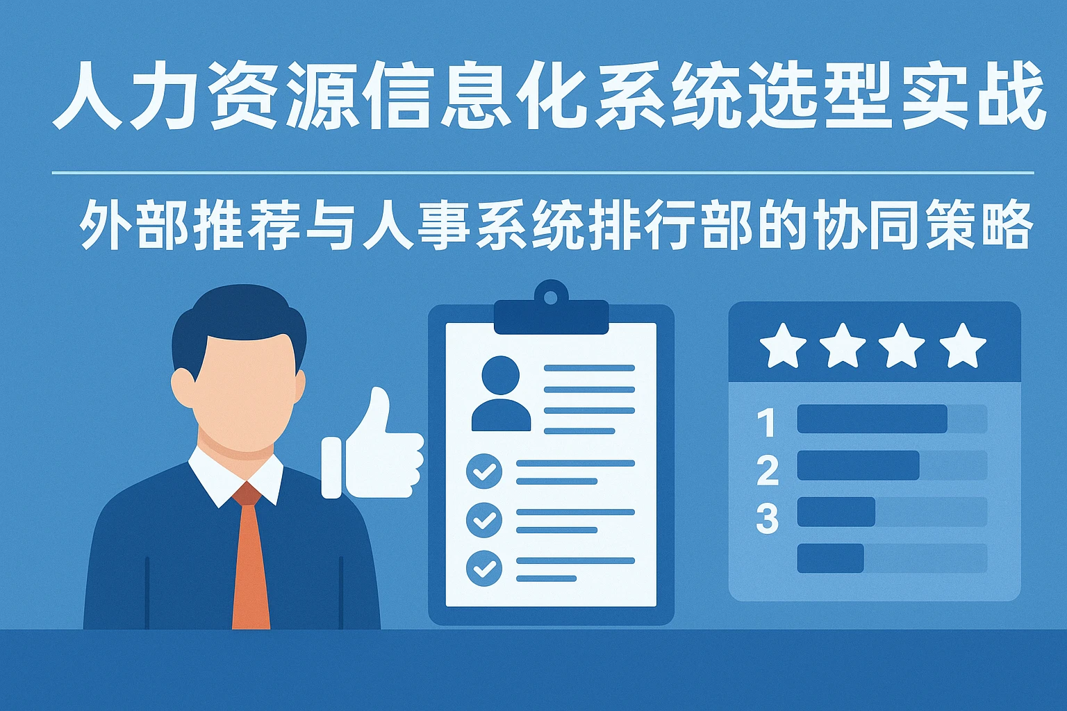 人力资源信息化系统选型实战：外部推荐与人事系统排行榜的协同策略
