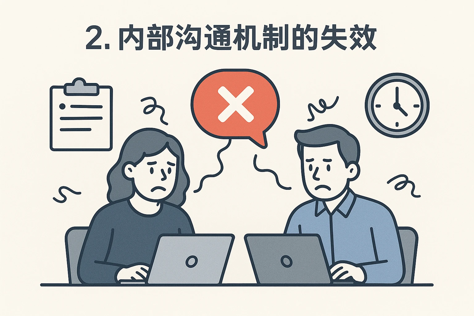 2. 内部沟通机制的失效