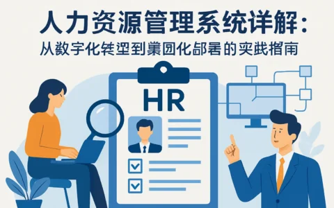 人力资源管理系统详解：从数字化转型到集团化部署的实践指南