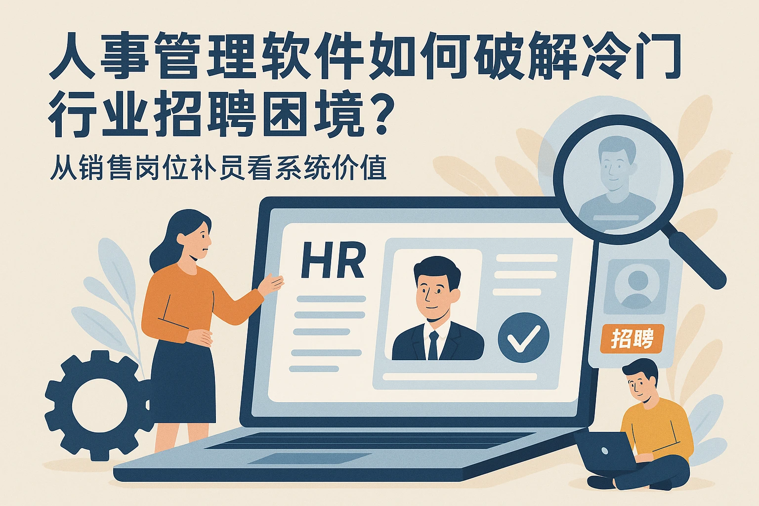 人事管理软件如何破解冷门行业招聘困境？从销售岗位补员看系统价值
