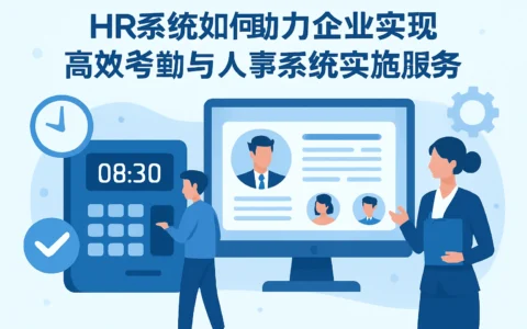 HR系统如何助力企业实现高效考勤与人事系统实施服务