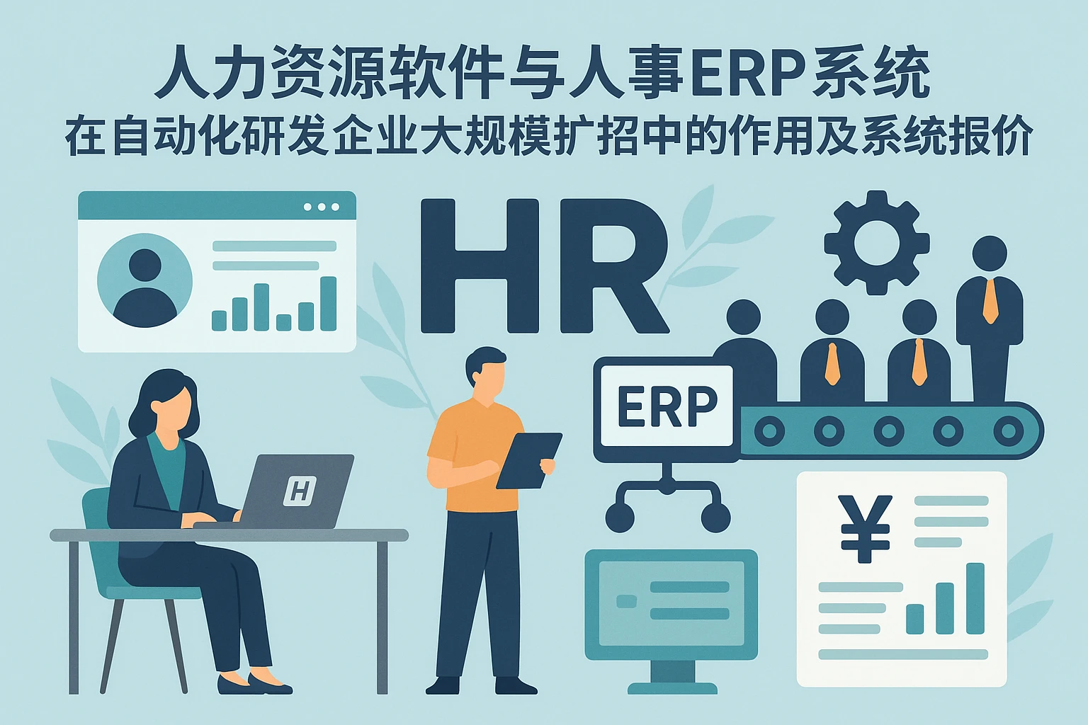 人力资源软件与人事ERP系统在自动化研发企业大规模扩招中的作用及系统报价解析
