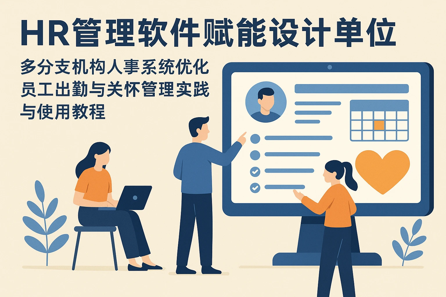 HR管理软件赋能设计单位——多分支机构人事系统优化员工出勤与关怀管理实践与使用教程