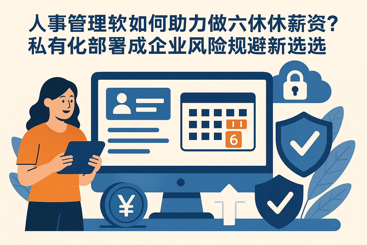 人事管理软件如何助力做六休一薪资合规？私有化部署成企业风险规避新选择