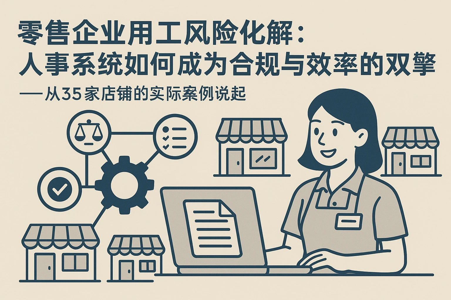零售企业用工风险化解：人事系统如何成为合规与效率的双引擎——从35家店铺的实际案例说起