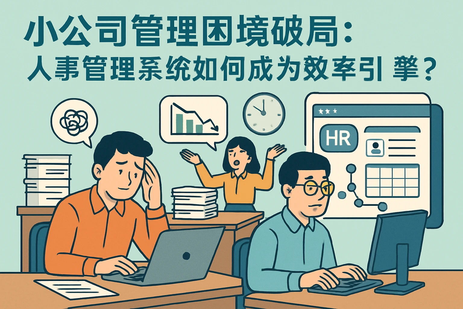 小公司管理困境破局：人事管理系统如何成为效率引擎？