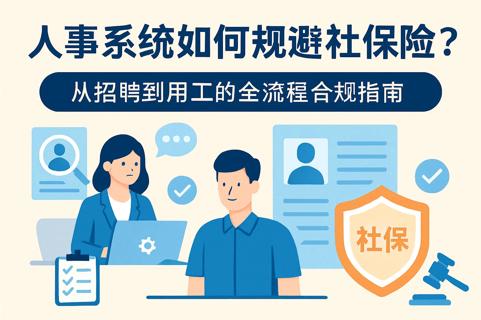 人事系统如何规避社保风险？从招聘到用工的全流程合规指南