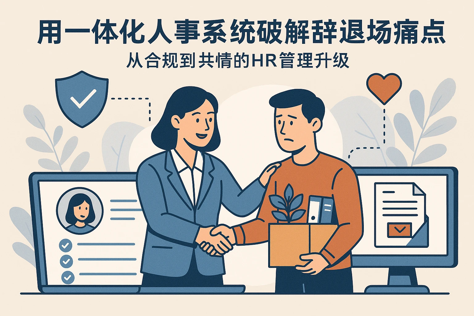 用一体化人事系统破解辞退场景痛点:从合规到共情的HR管理升级