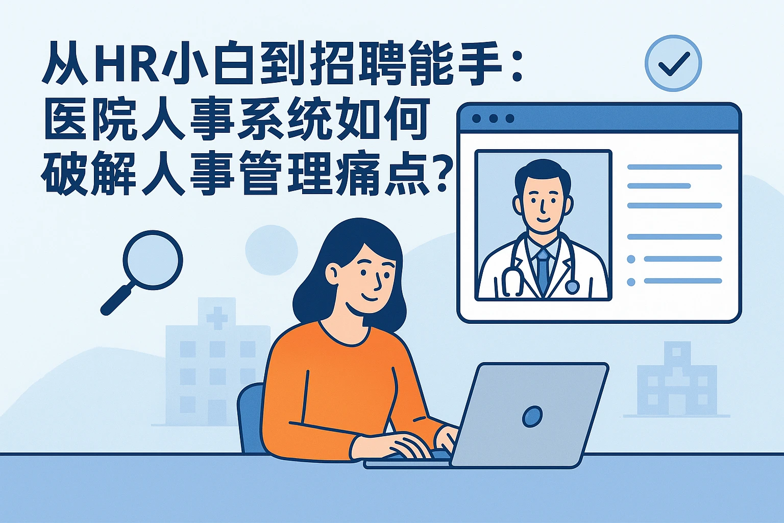 从HR小白到招聘能手：医院人事系统如何破解人事管理痛点？