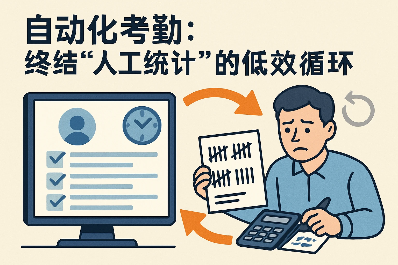 2. 自动化考勤：终结“人工统计”的低效循环