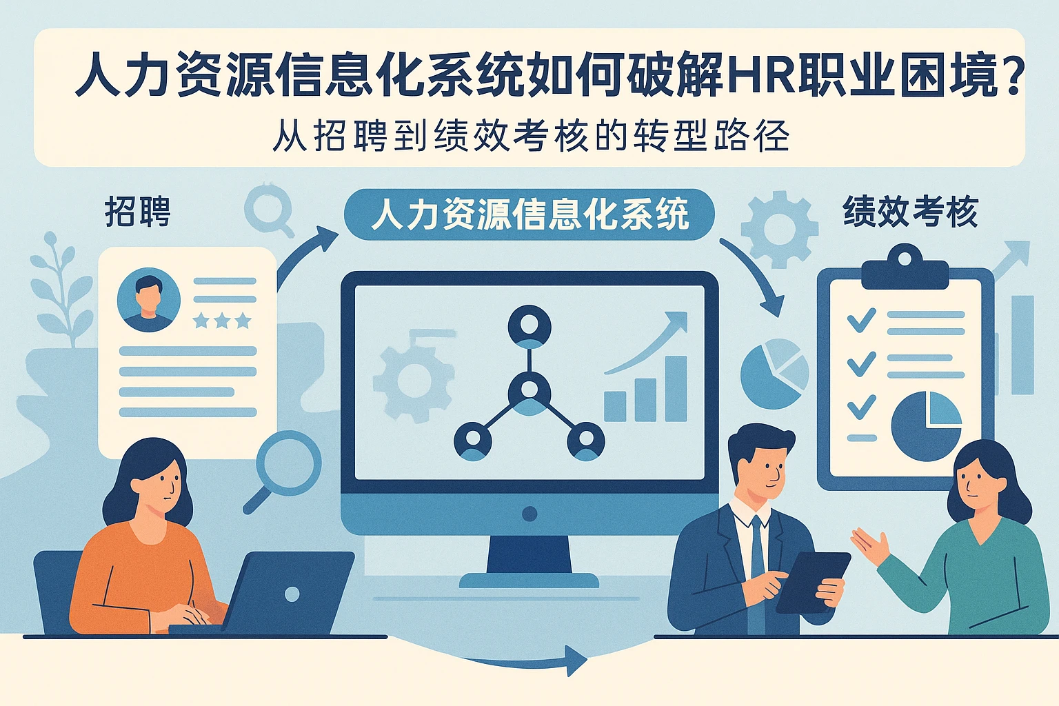 人力资源信息化系统如何破解HR职业困境？从招聘到绩效考核的转型路径