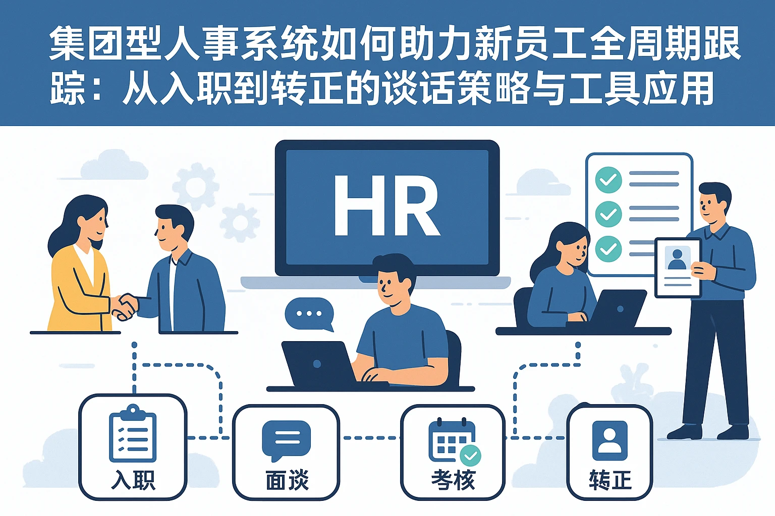 集团型人事系统如何助力新员工全周期跟踪：从入职到转正的谈话策略与工具应用