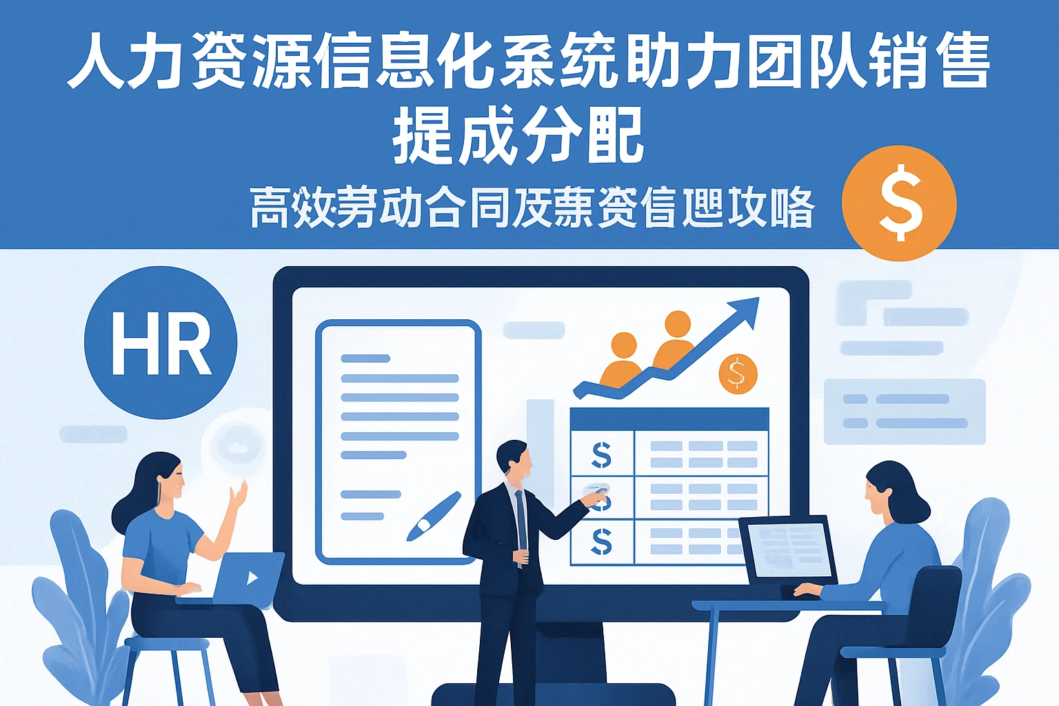 人力资源信息化系统助力团队销售提成分配——高效劳动合同及薪资管理攻略