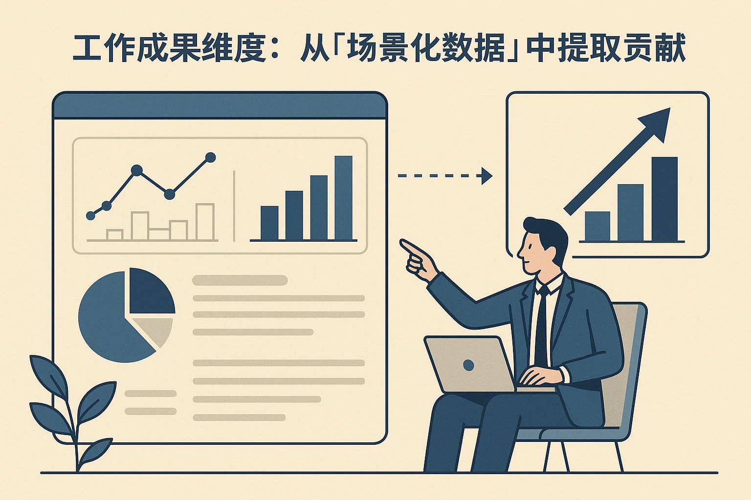 2. 工作成果维度：从“场景化数据”中提取贡献