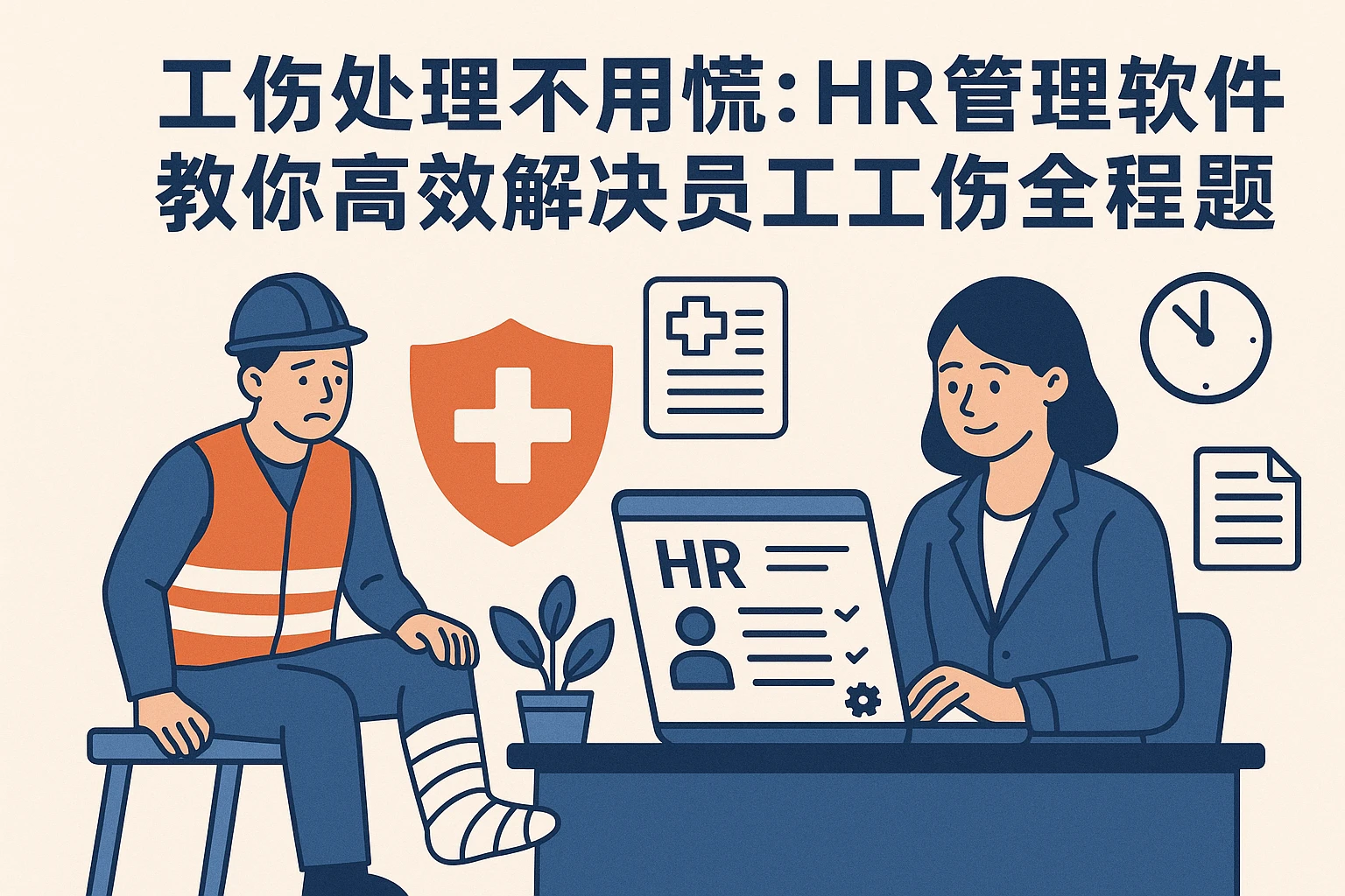 工伤处理不用慌：HR管理软件教你高效解决员工工伤全流程问题