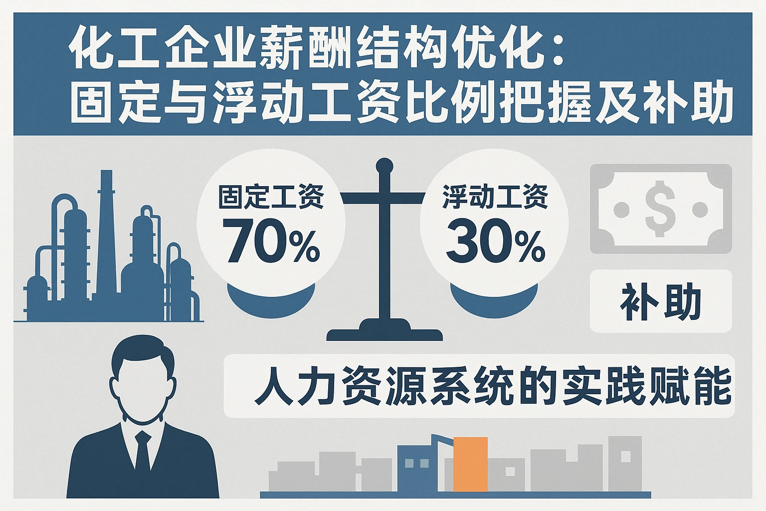化工企业薪酬结构优化：固定与浮动工资比例把握及补助归属——人力资源系统的实践赋能