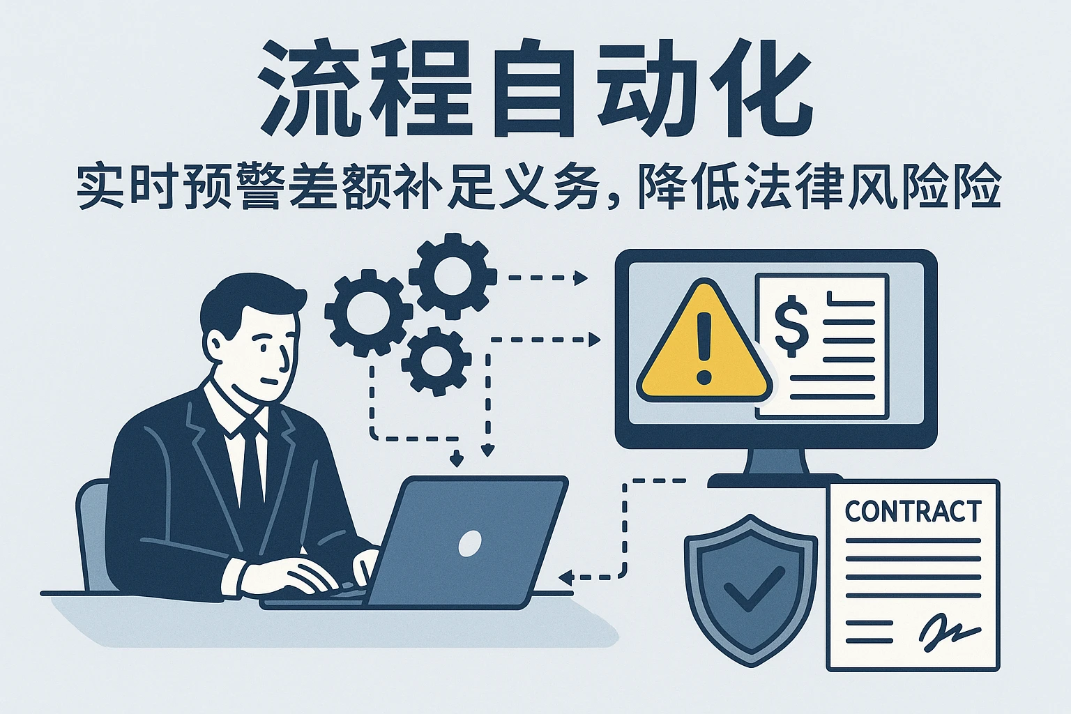 2. 流程自动化：实时预警差额补足义务，降低法律风险