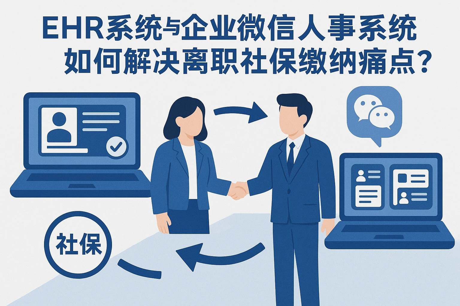 EHR系统与企业微信人事系统如何解决离职社保缴纳痛点？