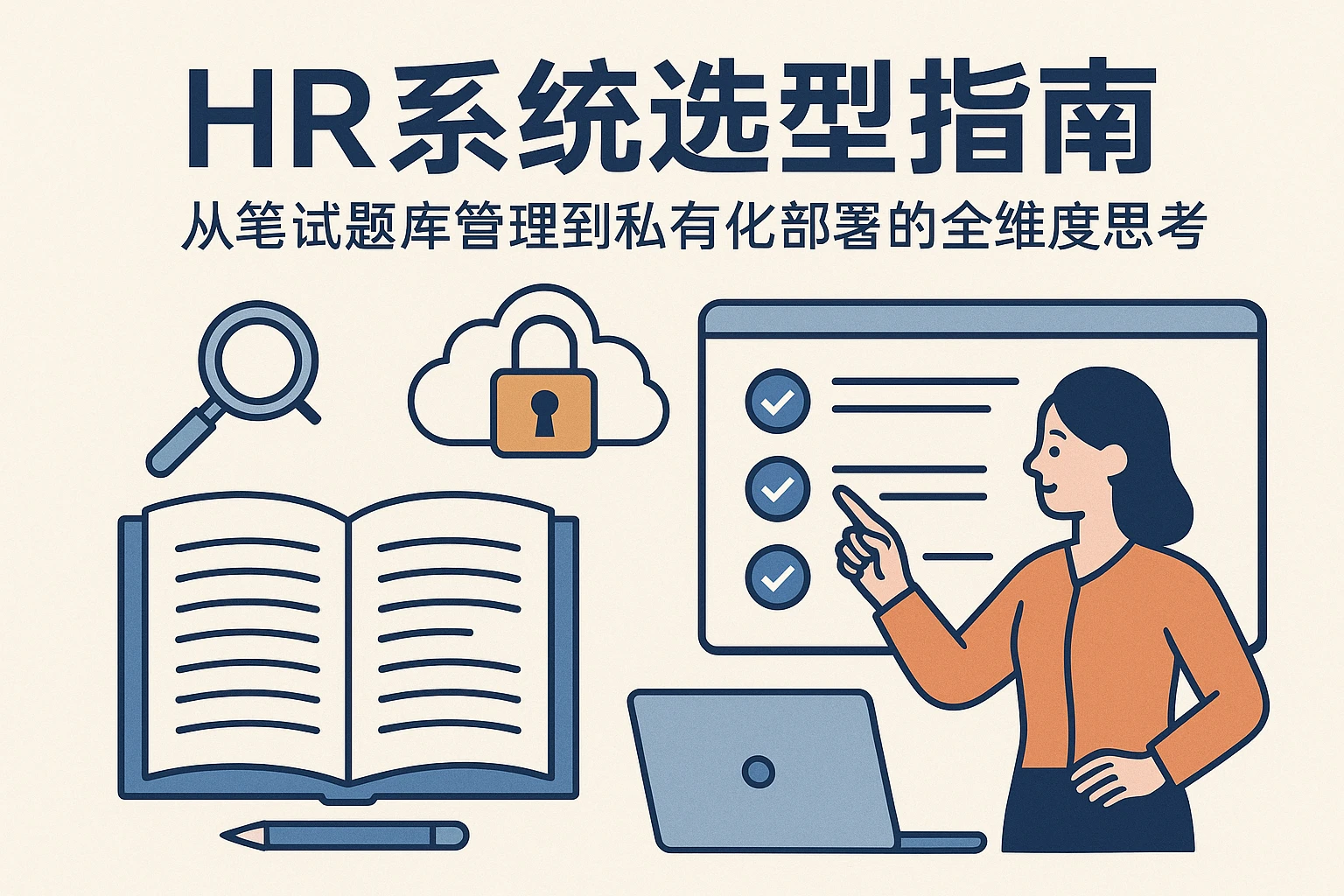 HR系统选型指南：从笔试题库管理到私有化部署的全维度思考