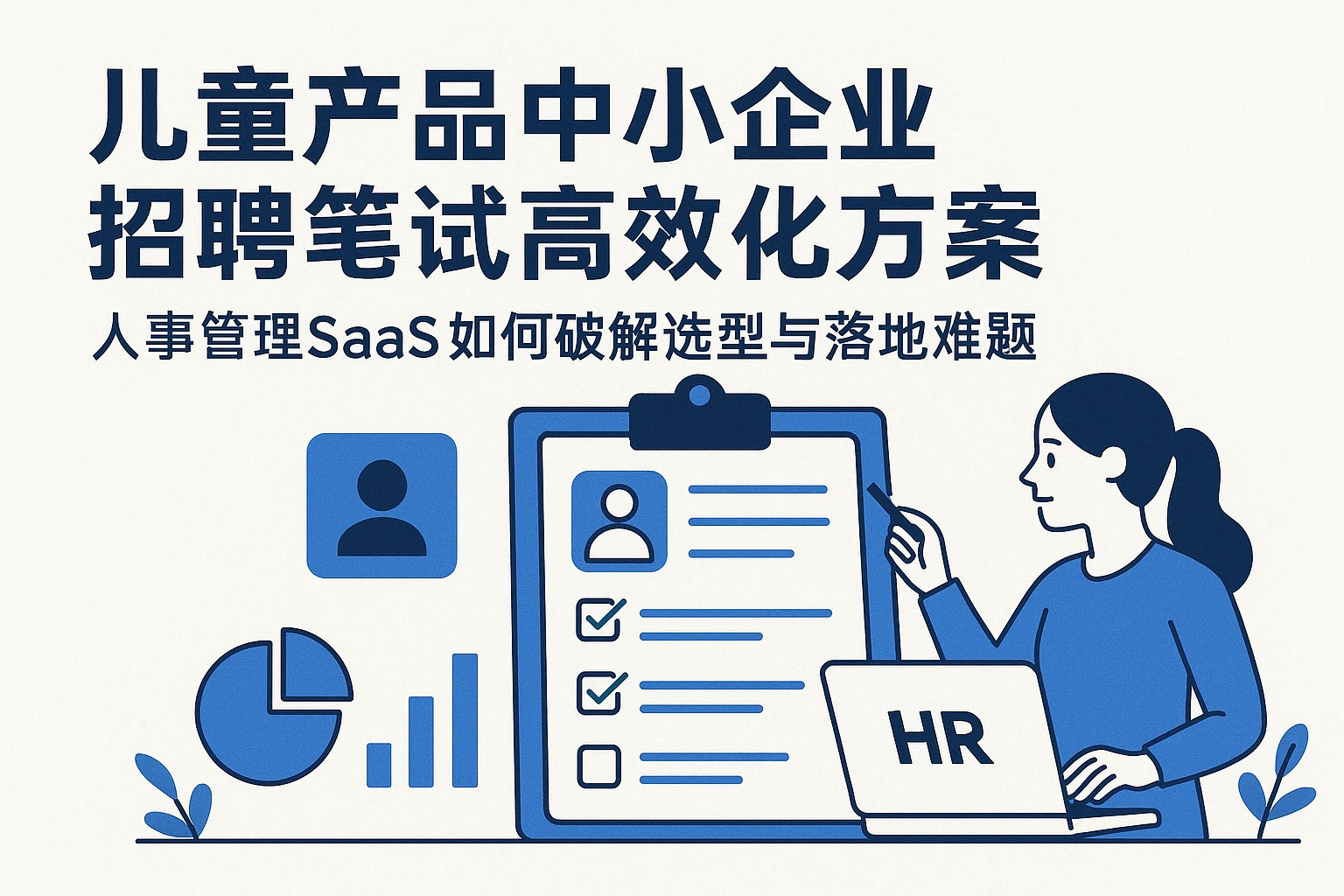 儿童产品中小企业招聘笔试高效化方案：人事管理SaaS如何破解选型与落地难题
