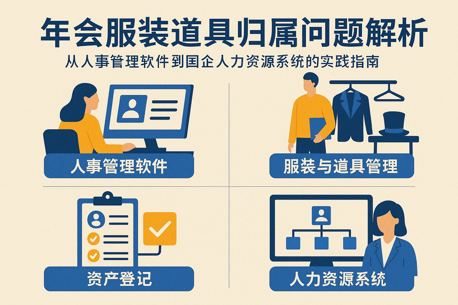 年会服装道具归属问题解析：从人事管理软件到国企人力资源系统的实践指南