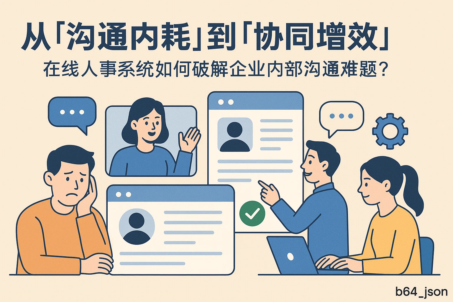 从“沟通内耗”到“协同增效”：在线人事系统如何破解企业内部沟通难题？