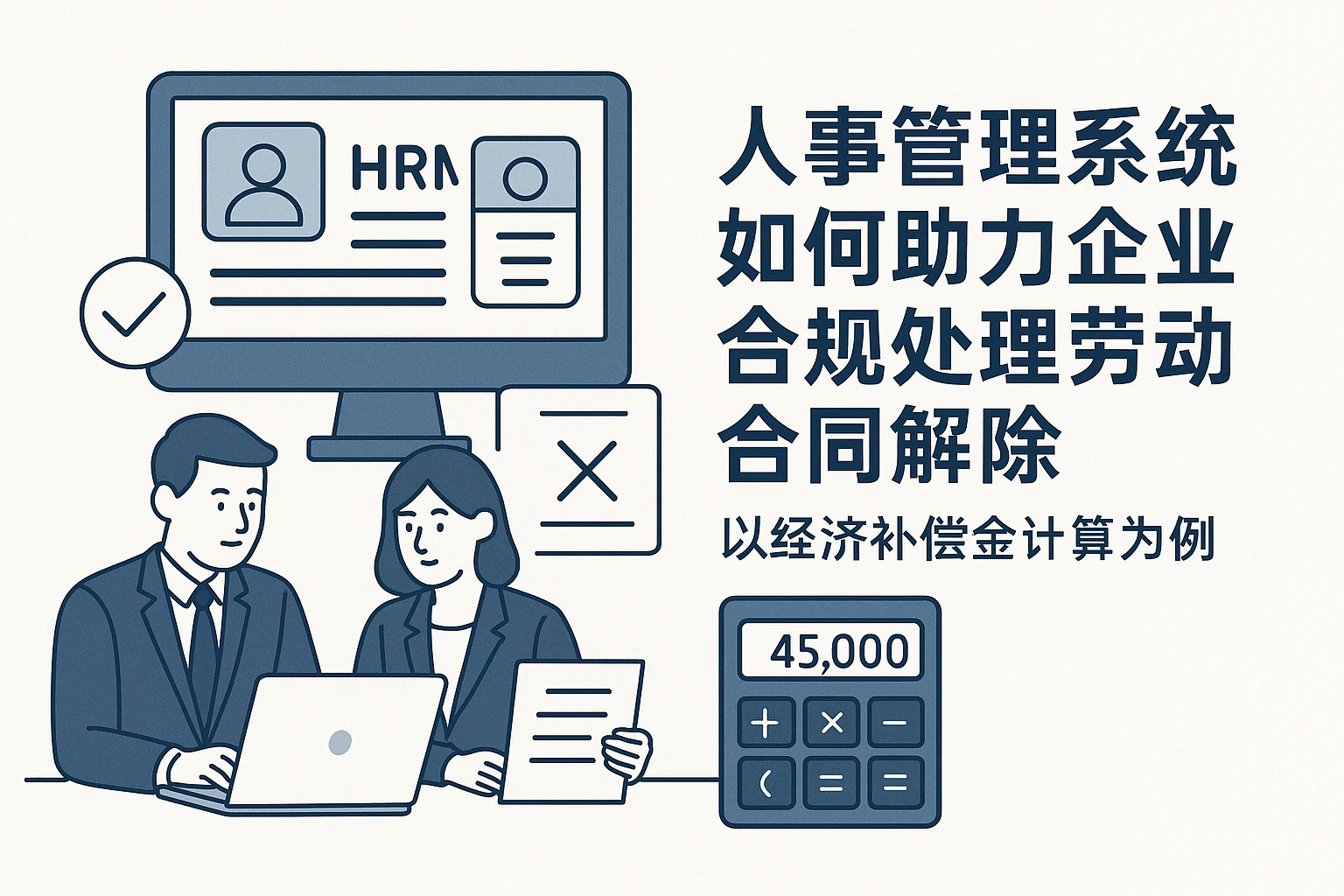 人事管理系统如何助力企业合规处理劳动合同解除：以经济补偿金计算为例