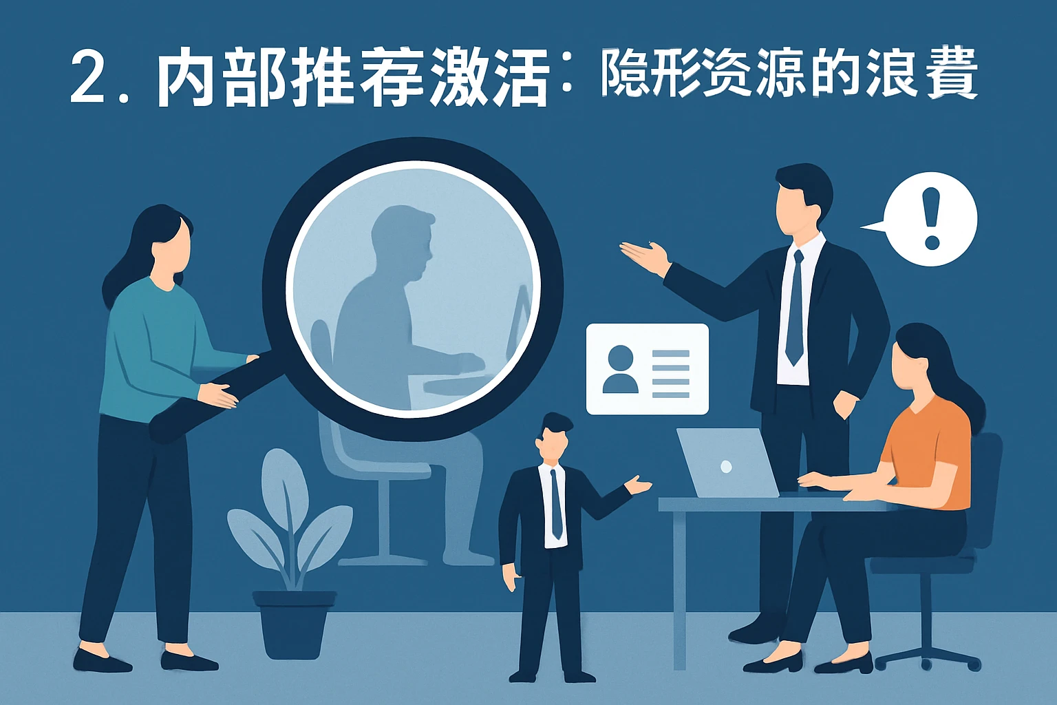 2. 内部推荐激活难：隐形资源的浪费