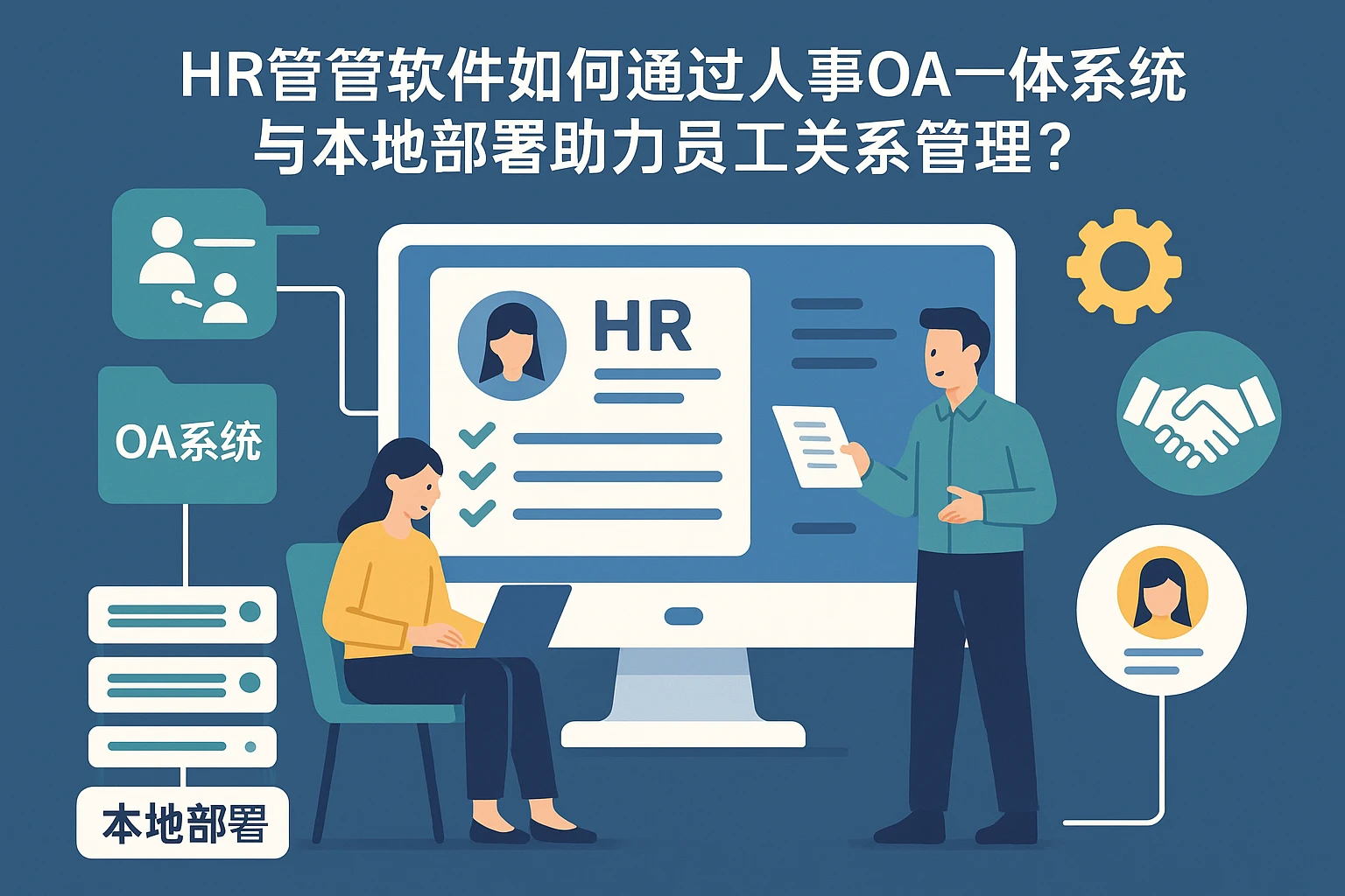 HR管理软件如何通过人事OA一体化系统与本地部署助力员工关系管理？