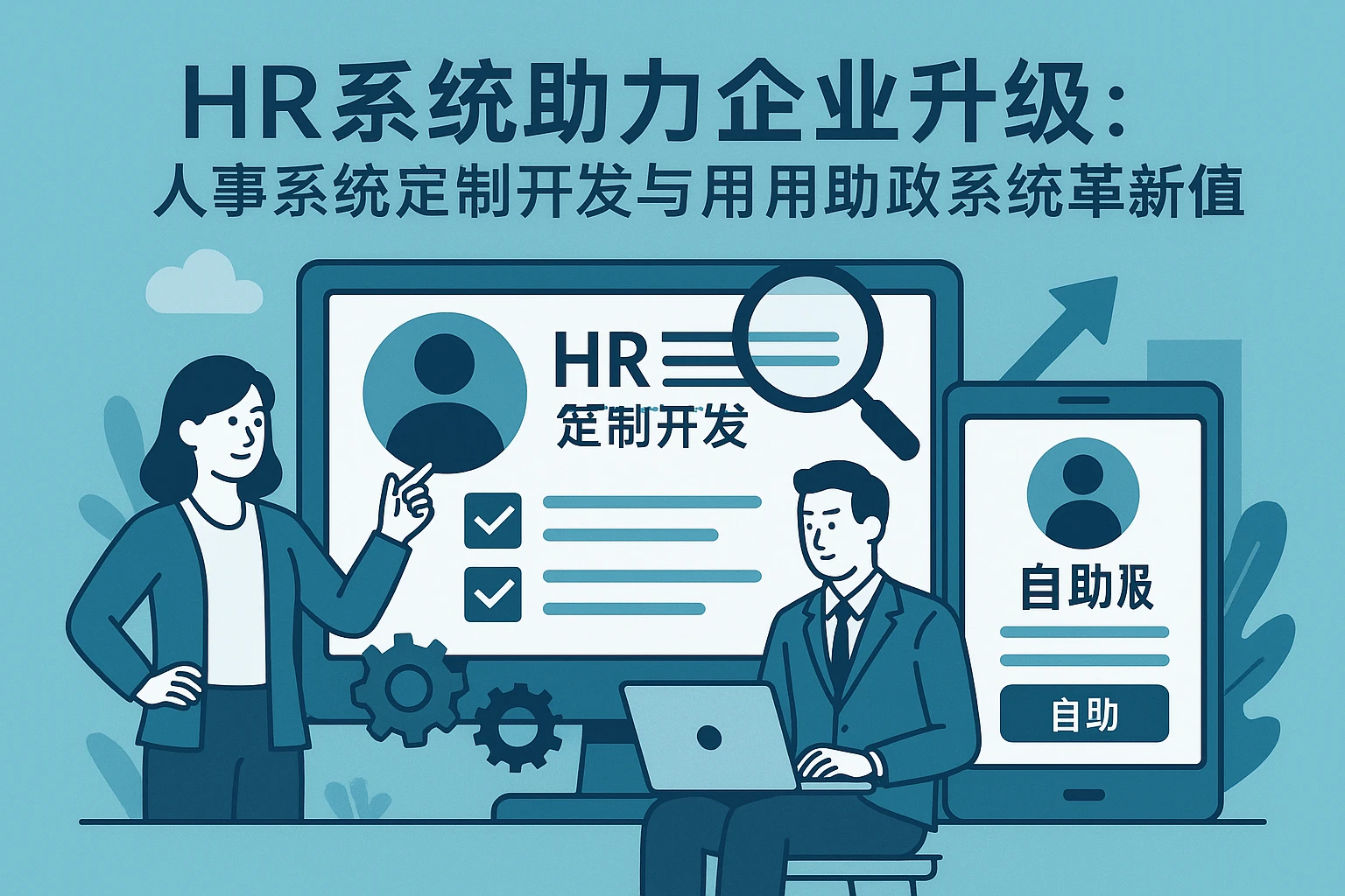 HR系统助力企业升级：人事系统定制开发与员工自助系统的革新价值