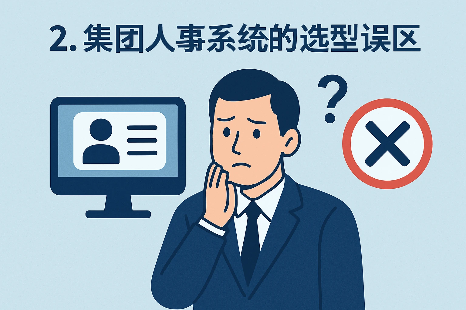 2. 集团人事系统的选型误区