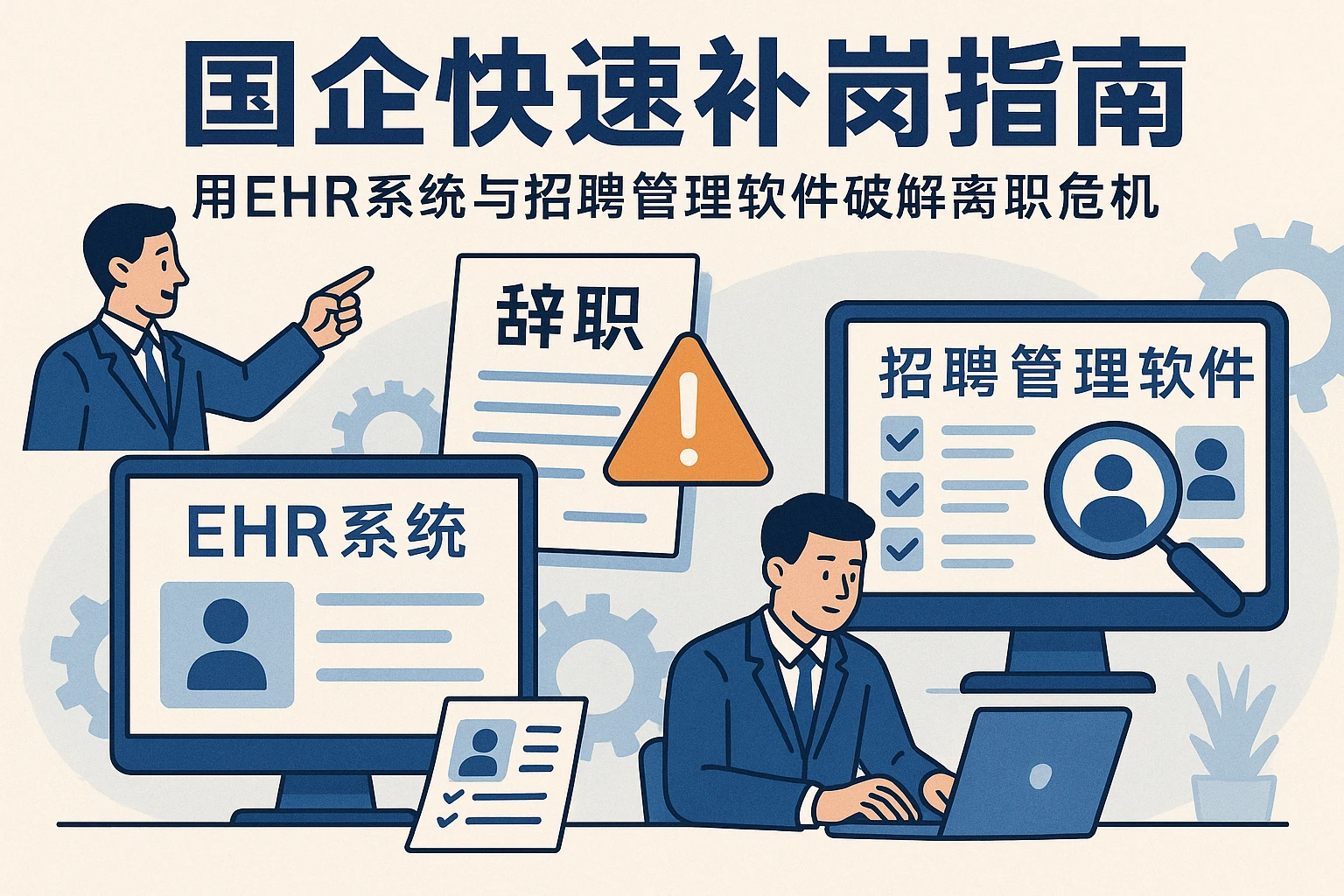 国企快速补岗指南：用EHR系统与招聘管理软件破解离职危机