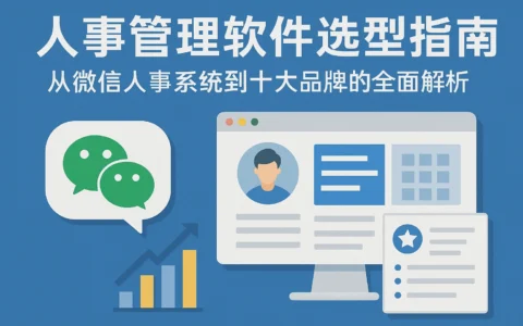 人事管理软件选型指南：从微信人事系统到十大品牌的全面解析