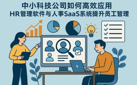 中小科技公司如何高效应用HR管理软件与人事SaaS系统提升员工管理