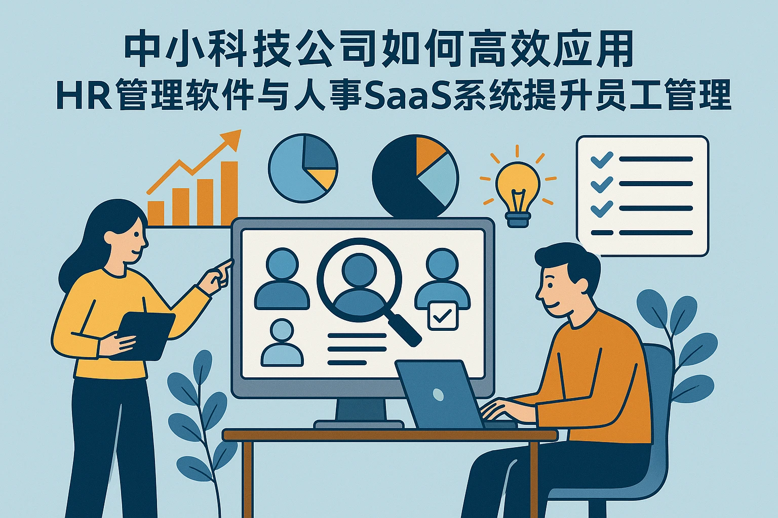 中小科技公司如何高效应用HR管理软件与人事SaaS系统提升员工管理