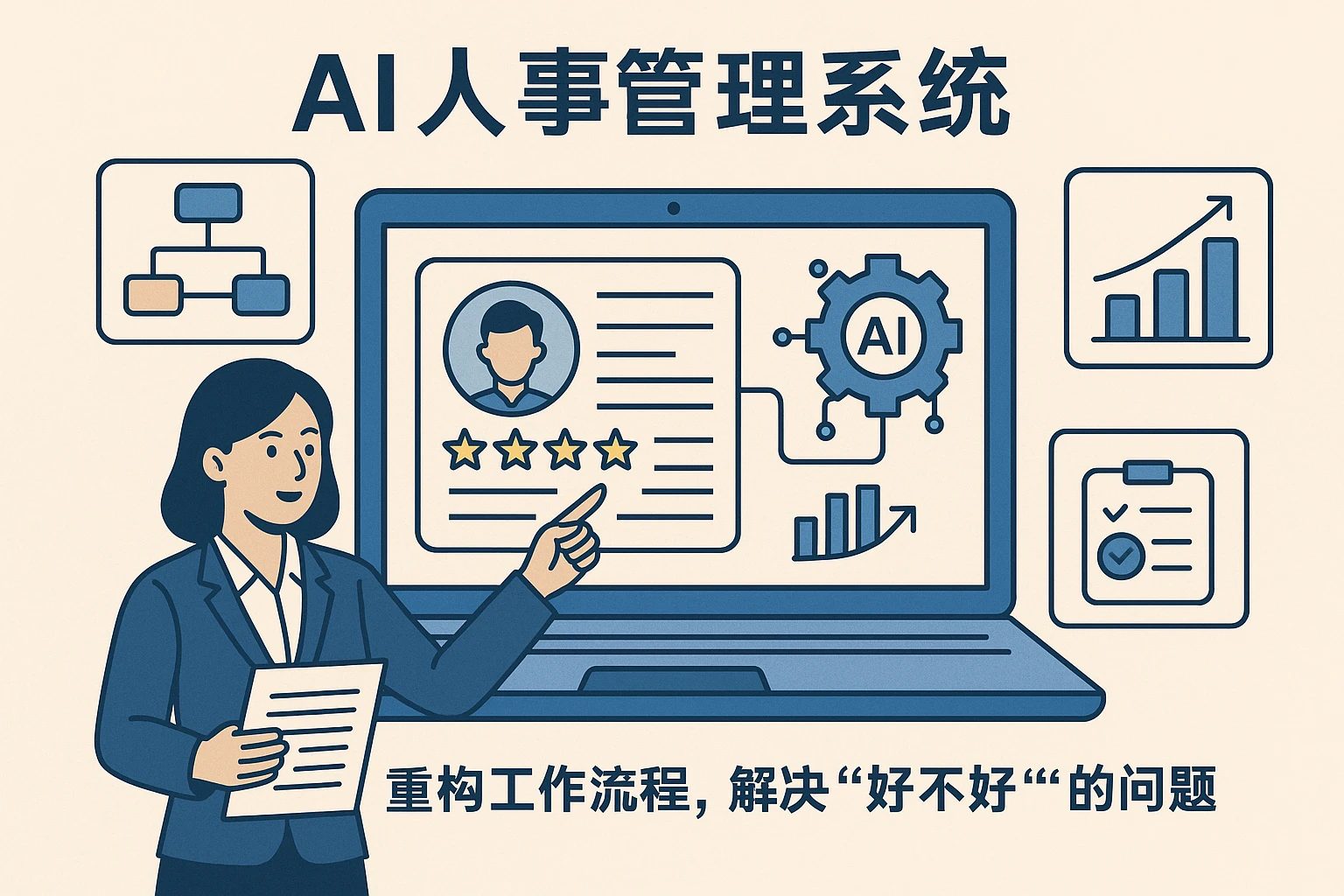 2. AI人事管理系统：重构工作流程，解决“好不好”的问题