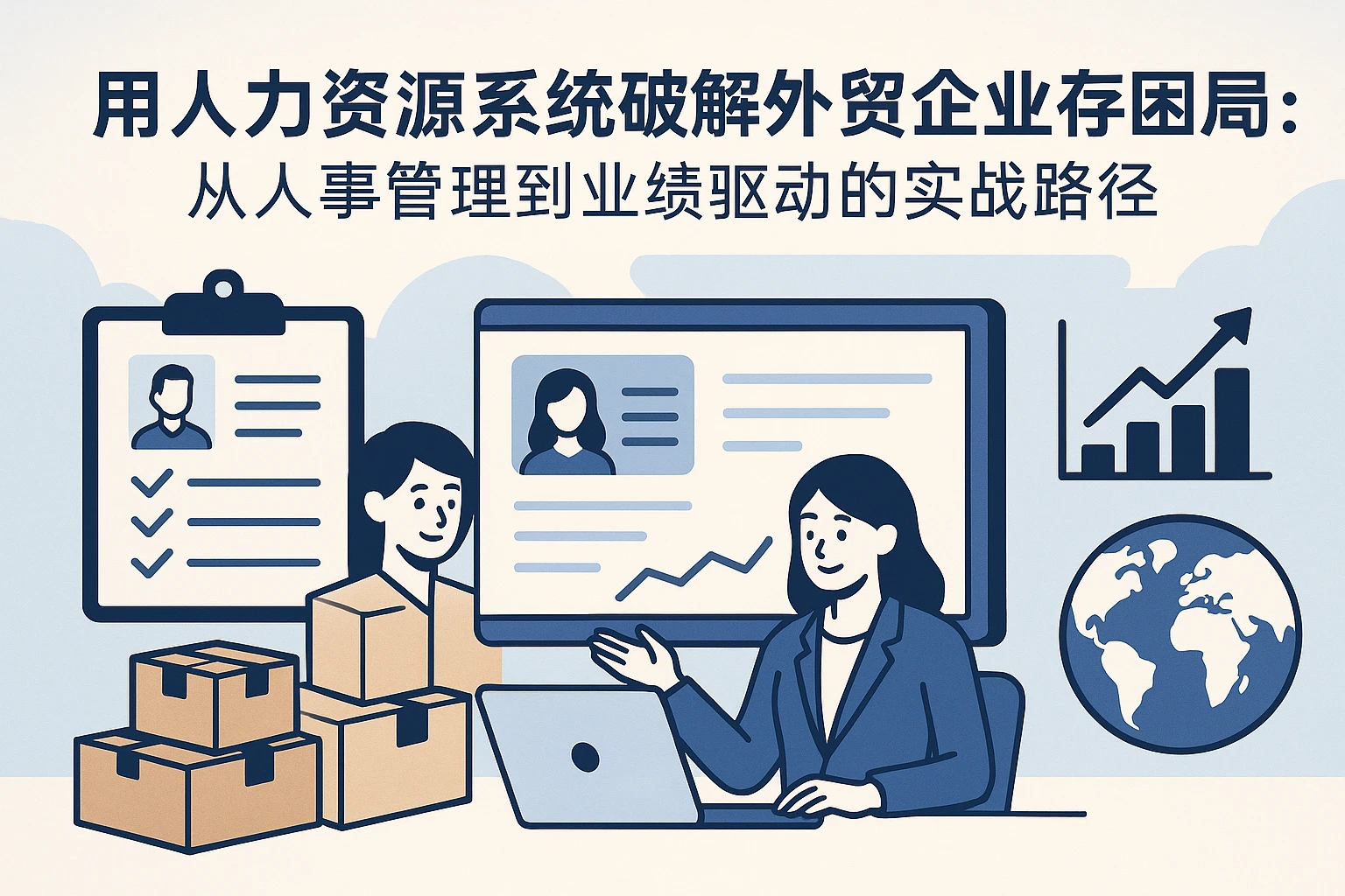 用人力资源系统破解外贸企业库存困局：从人事管理到业绩驱动的实战路径