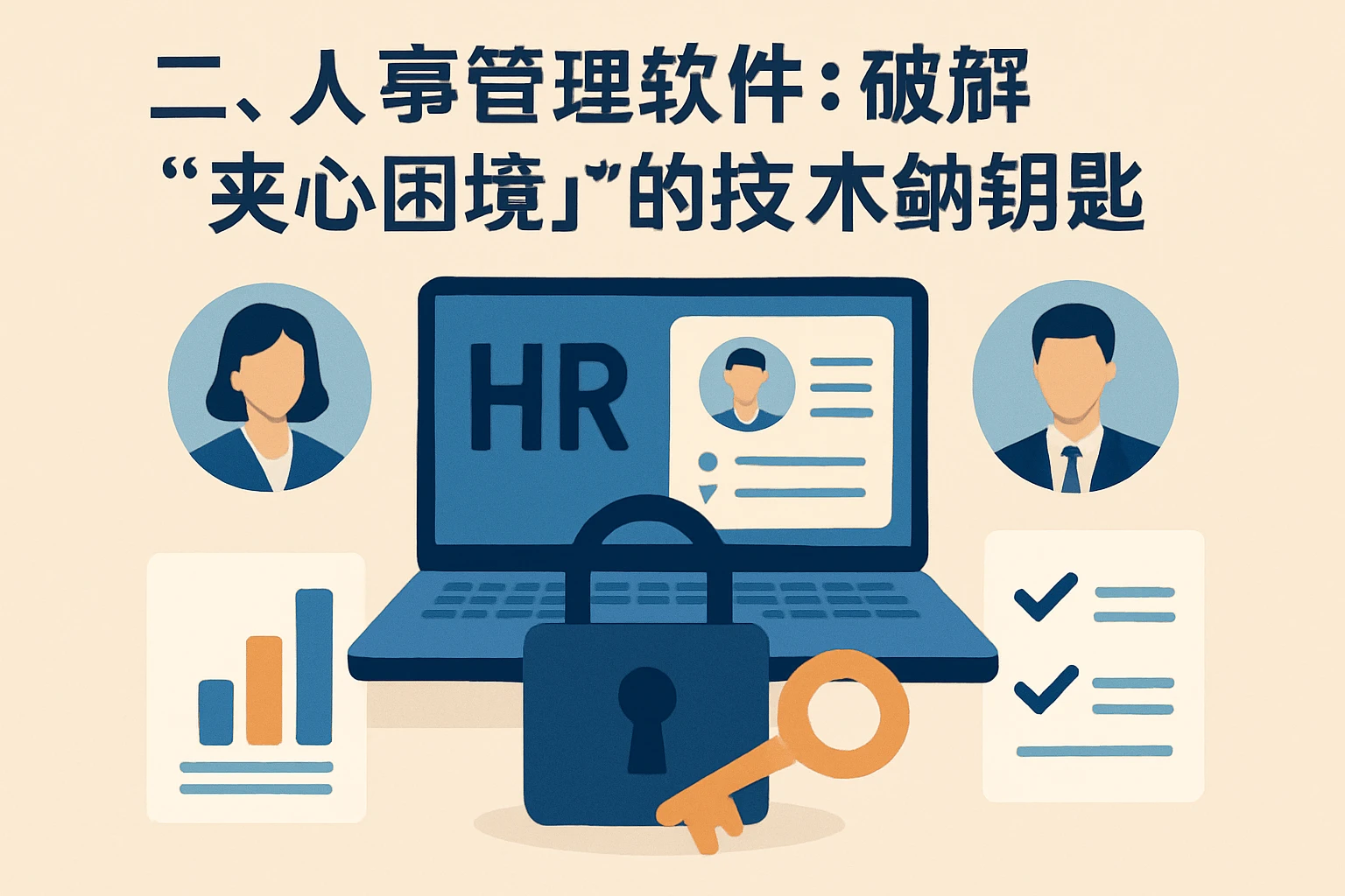 二、人事管理软件：破解“夹心困境”的技术钥匙