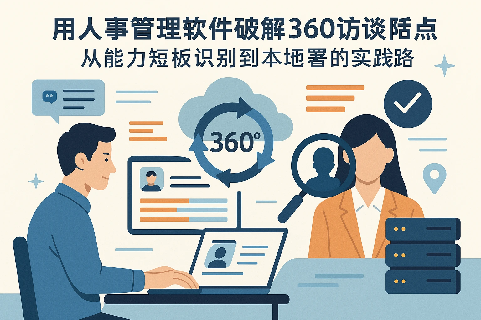 用人事管理软件破解360访谈痛点：从能力短板识别到本地部署的实践路径