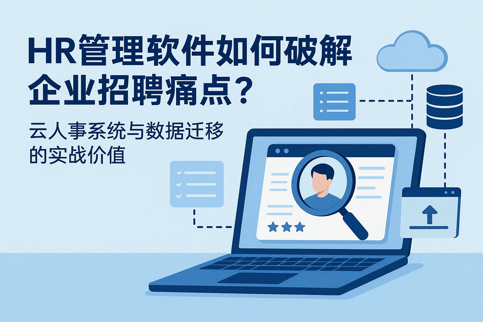HR管理软件如何破解企业招聘痛点？云人事系统与数据迁移的实战价值