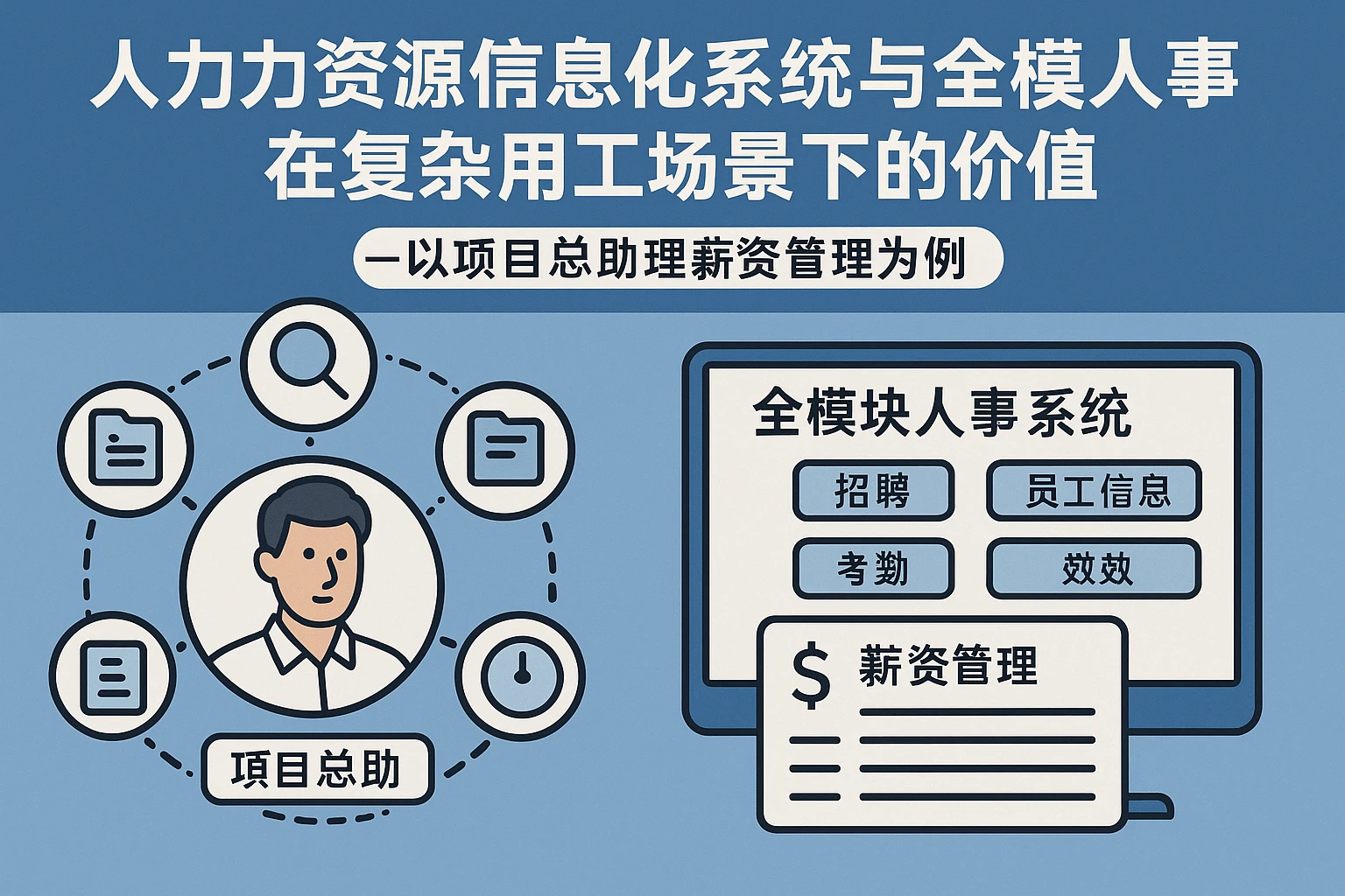 人力资源信息化系统与全模块人事系统在复杂用工场景下的价值——以项目总助理薪资管理为例