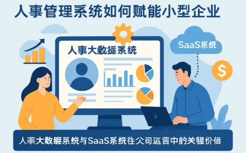 人事管理系统如何赋能小型企业：人事大数据系统与SaaS系统在公司运营中的关键价值