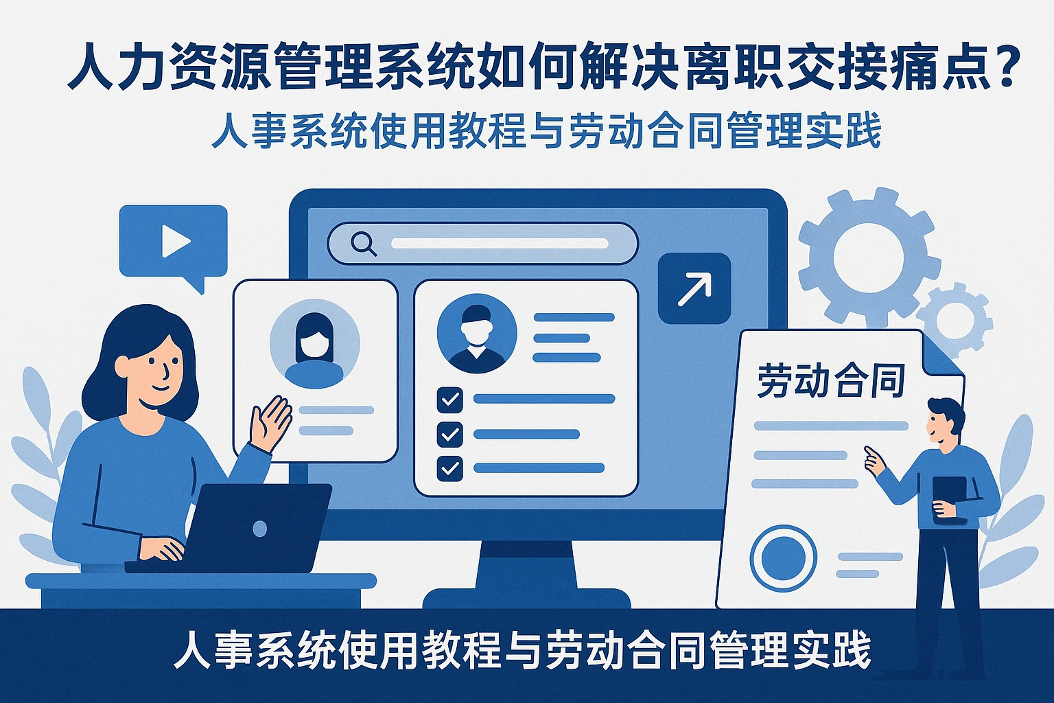 人力资源管理系统如何解决离职交接痛点？人事系统使用教程与劳动合同管理实践